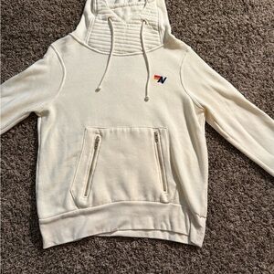 Aviator Nation Ninja Pullover Hoodie Vintage White